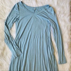 ✨ALL ITEMS $5✨ Shein Blue Long Sleeve Swing Dress
